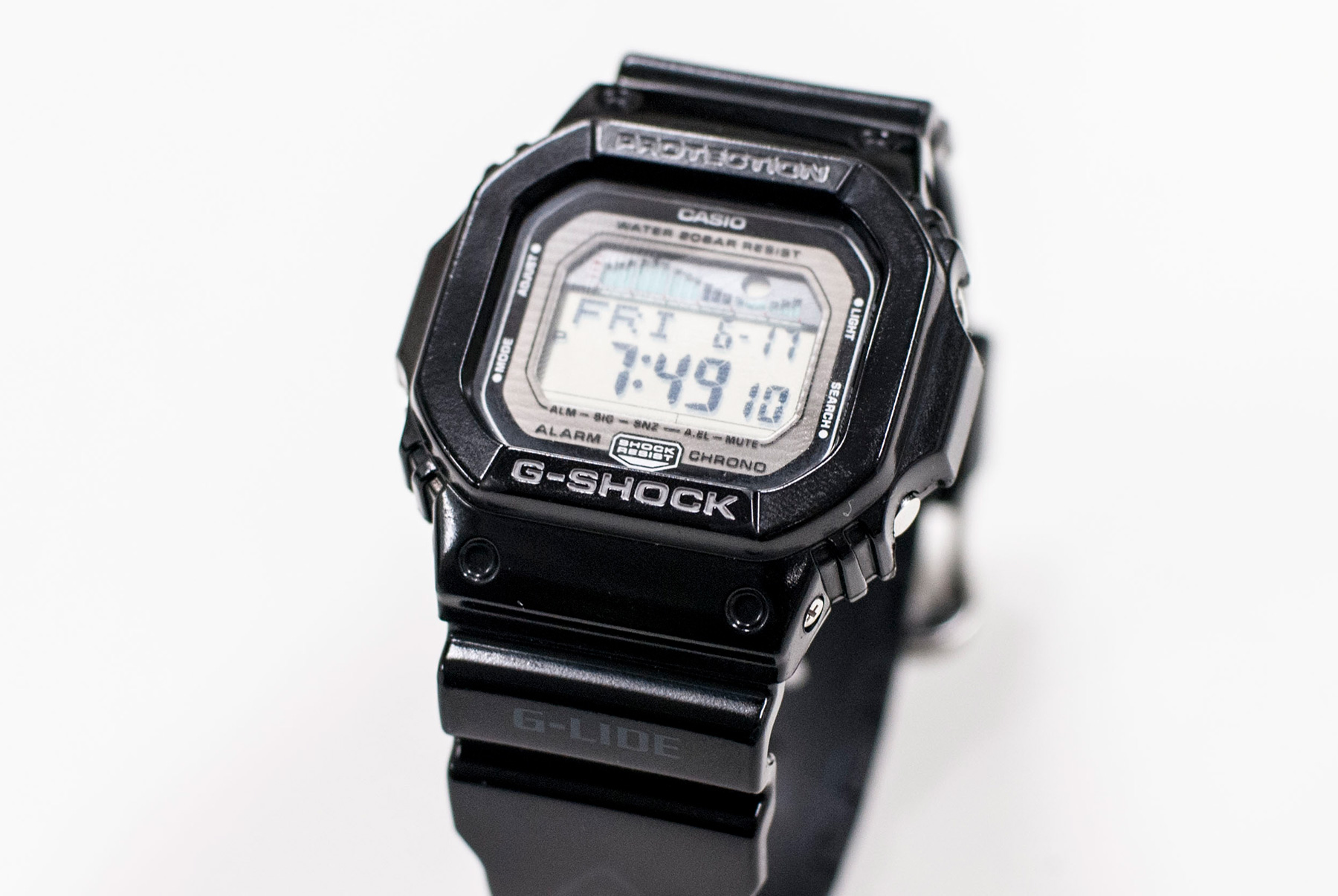 1万円以内で買えるサーファー用タイドグラフ付き腕時計 G-shock GLX 
